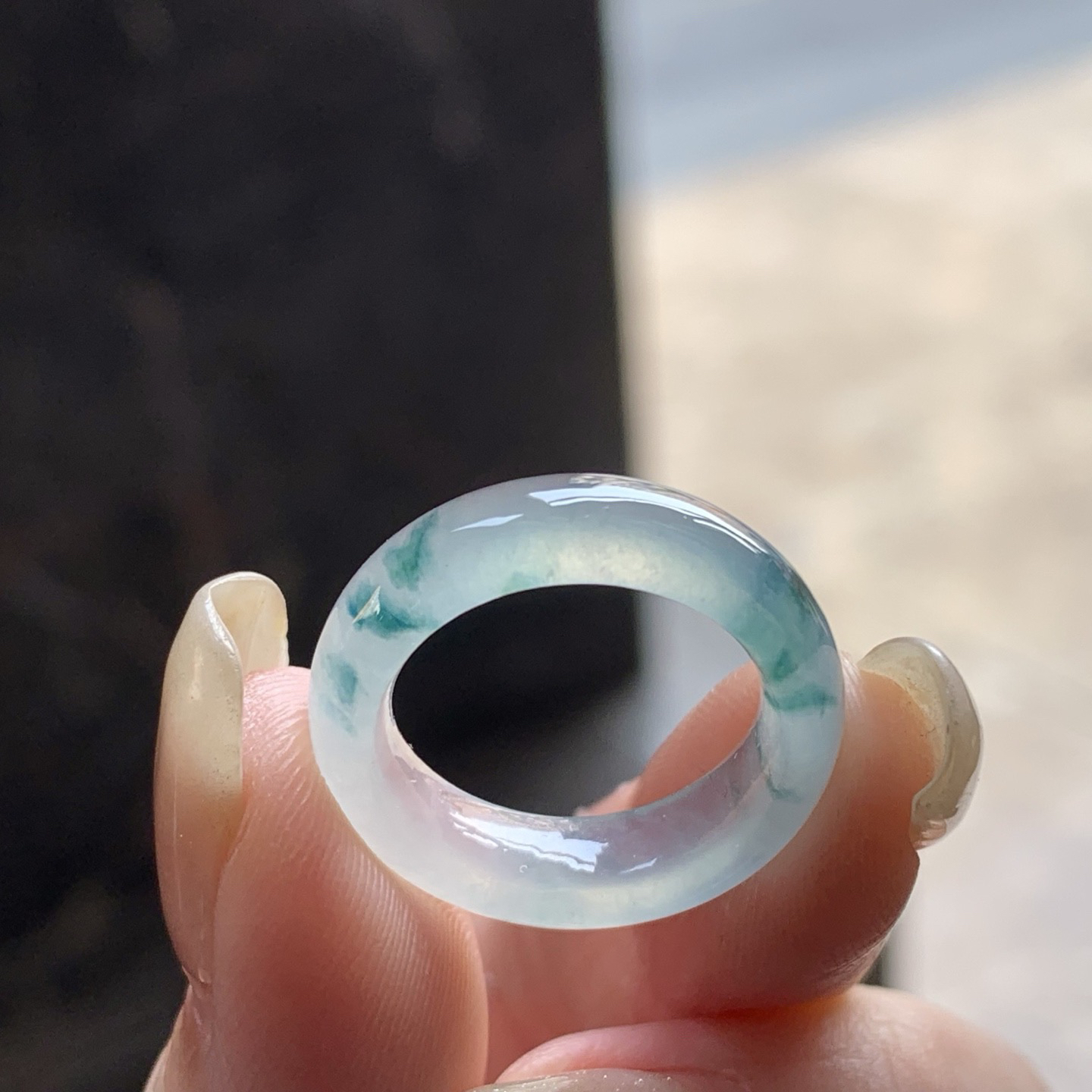 冰种飘花指环
种好 飘花灵动