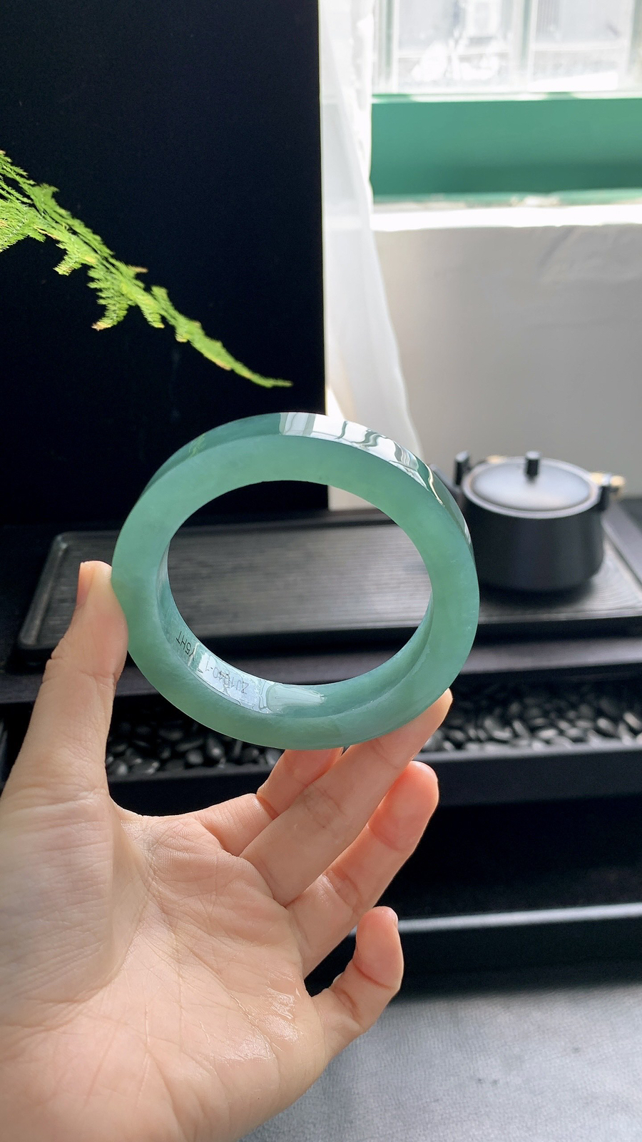 🪴【冰湖水绿镯胚】