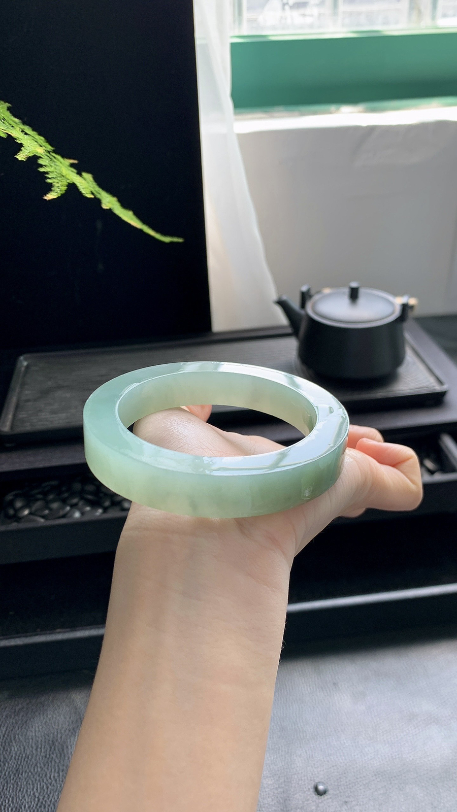 ️【芙蓉半山水镯胚】