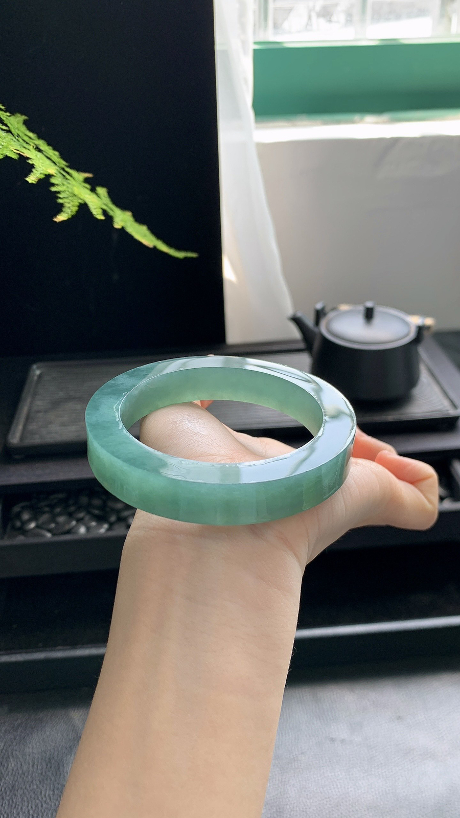 🪴【冰湖水绿镯胚】