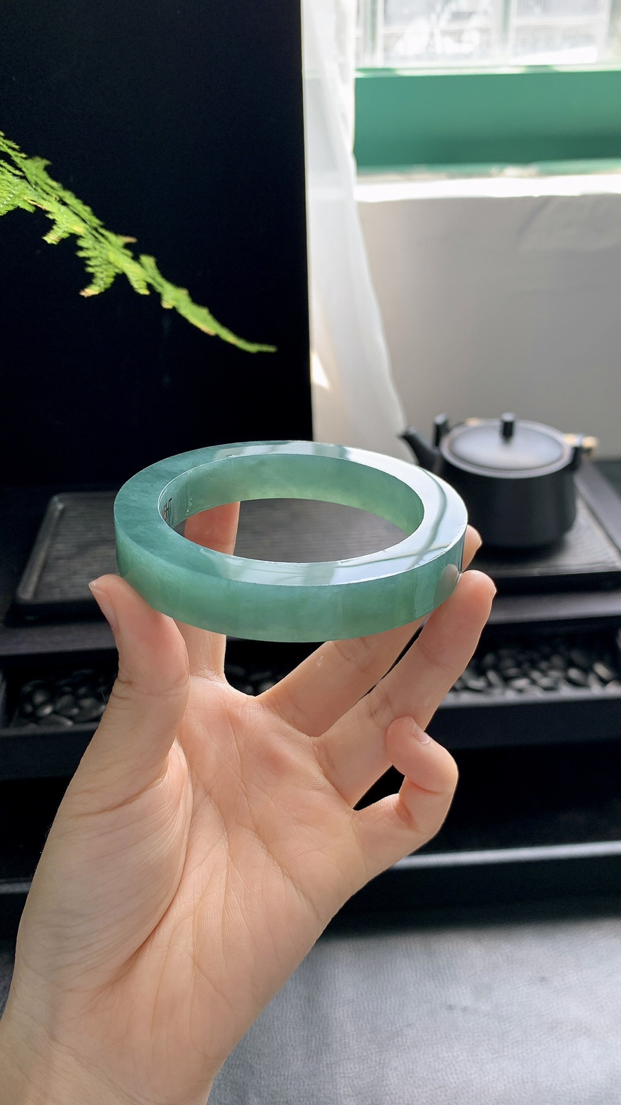 🪴【冰湖水绿镯胚】