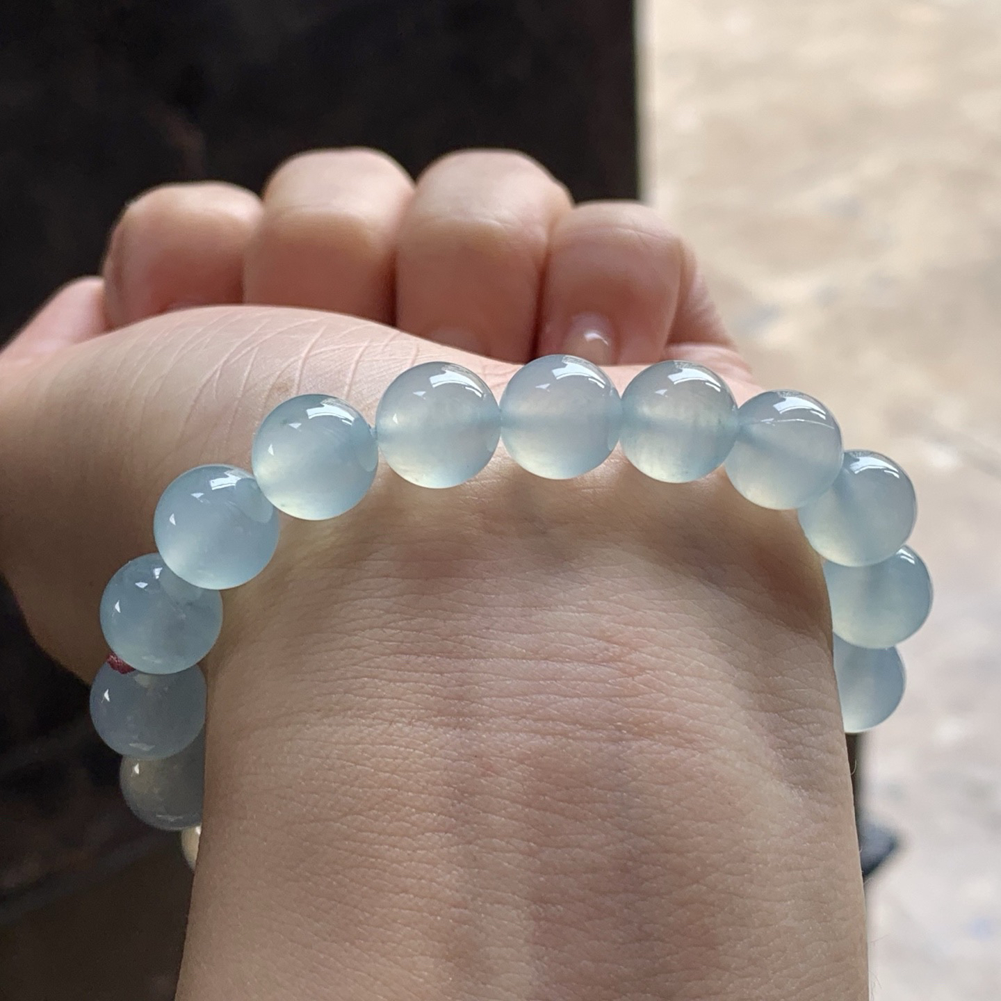 冰种手串
种好水足