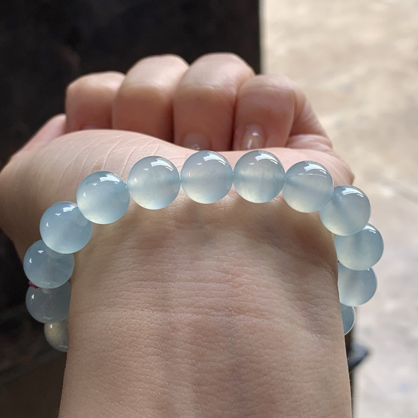 冰种手串
种好水足