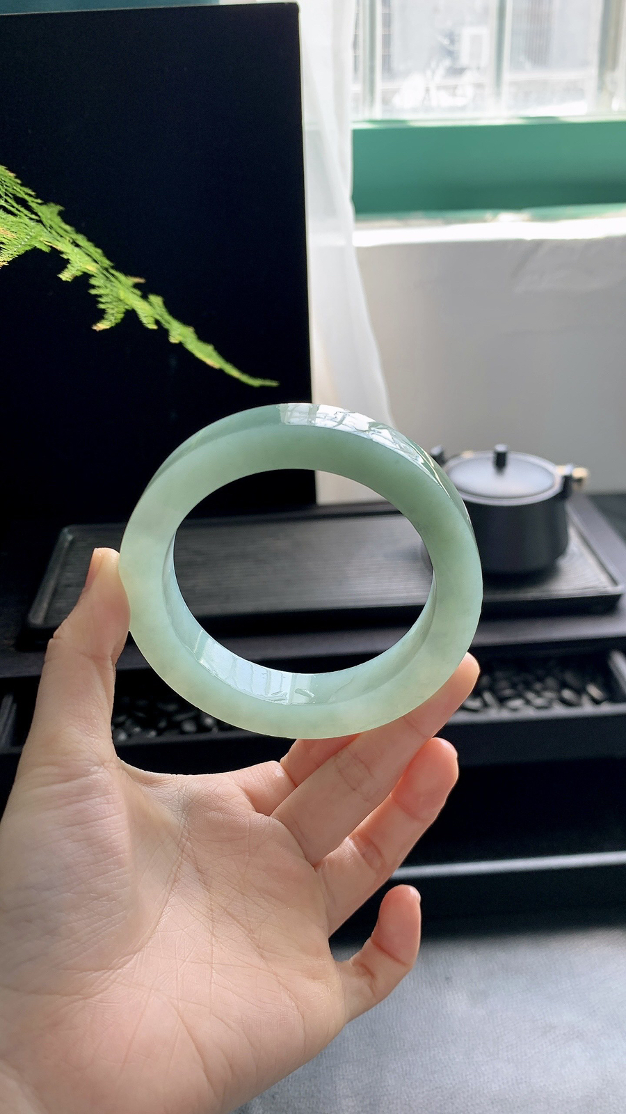 ️【芙蓉半山水镯胚】