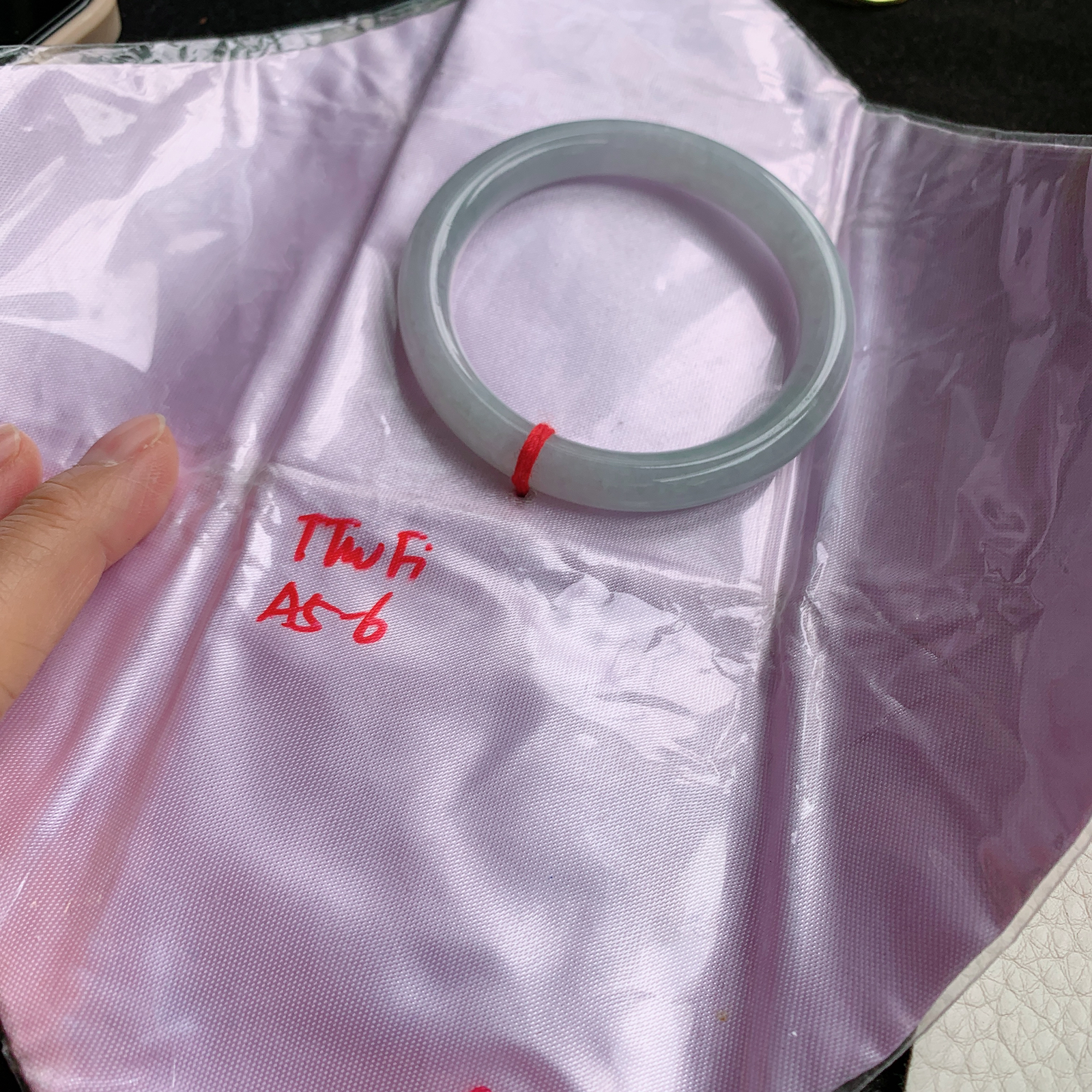 xx实拍55*9*8.5美人镯 天然缅甸翡翠A货玉手镯胶感纯美圆条玉手环