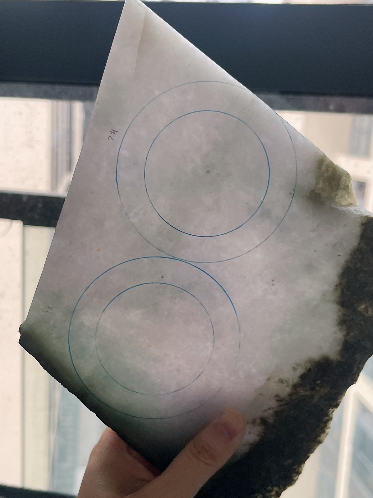 翡翠板料，⭕️正圈最大做61，圆条最大做57