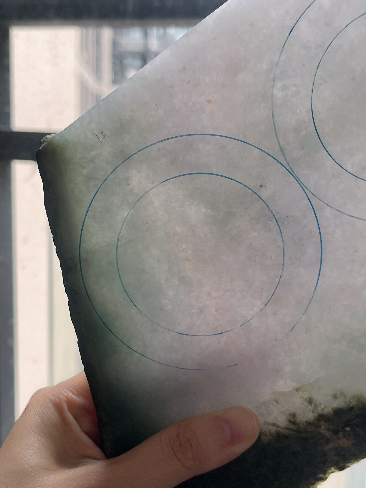 翡翠板料，⭕️正圈最大做61，圆条最大做57