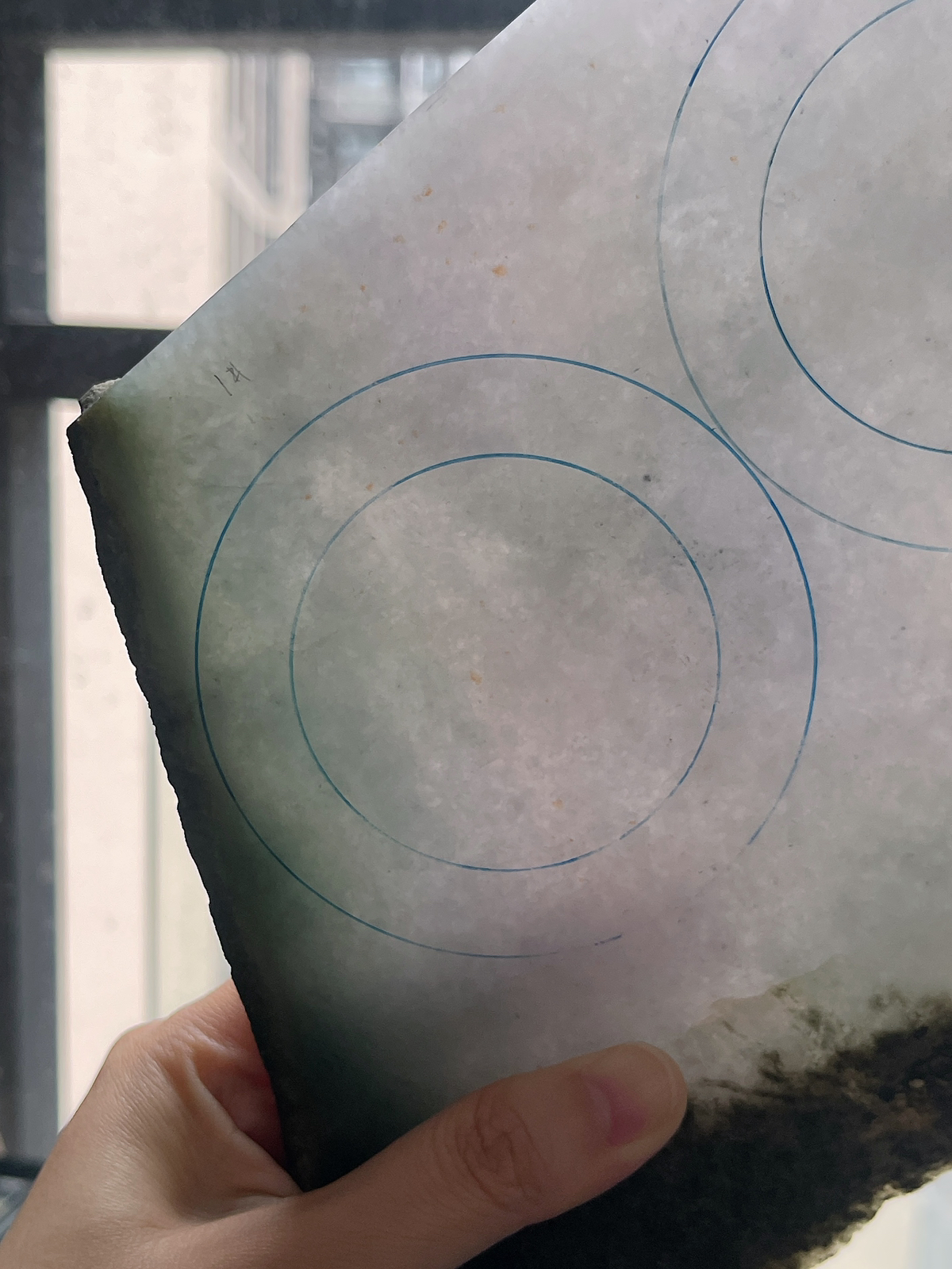 翡翠板料，⭕️正圈最大做61，圆条最大做57