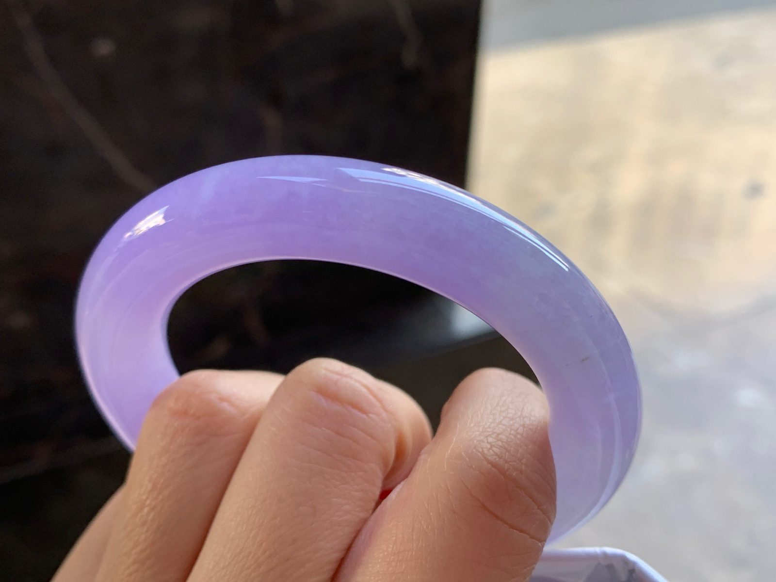 54.5-12.3

紫罗兰圆条手镯^_^颜色鲜艳