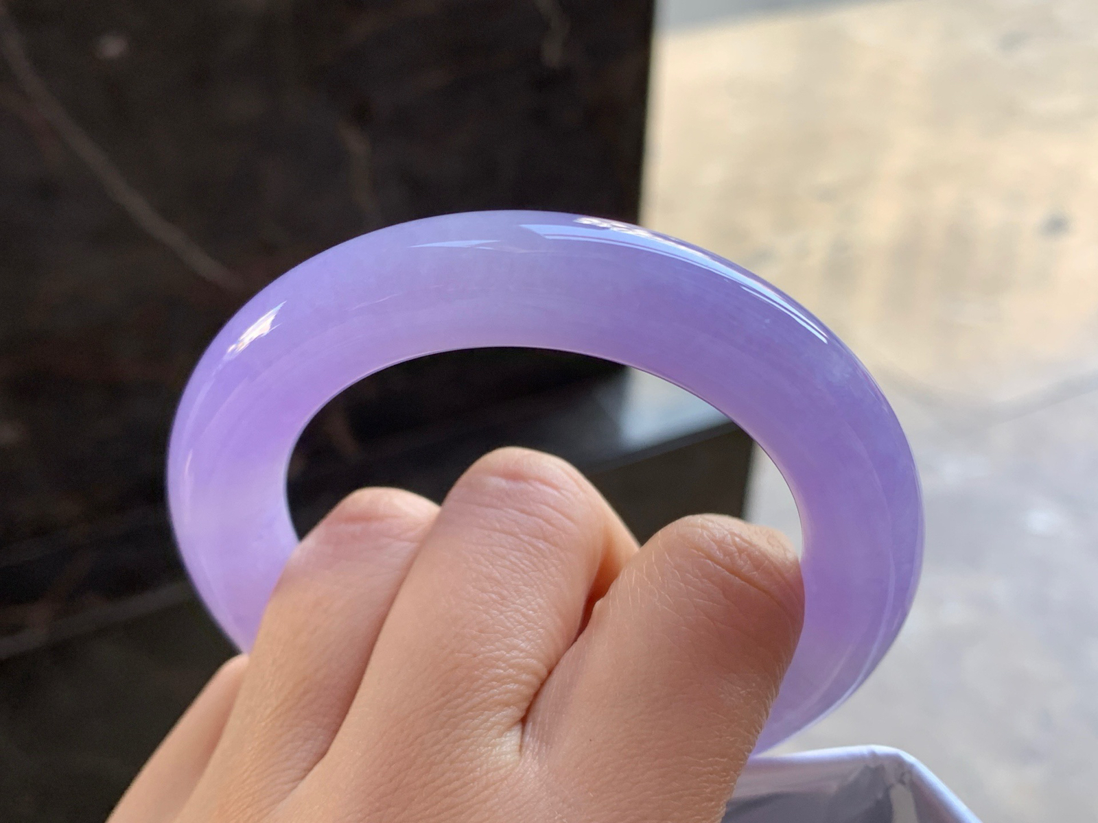 54.5-12.3

紫罗兰圆条手镯^_^颜色鲜艳