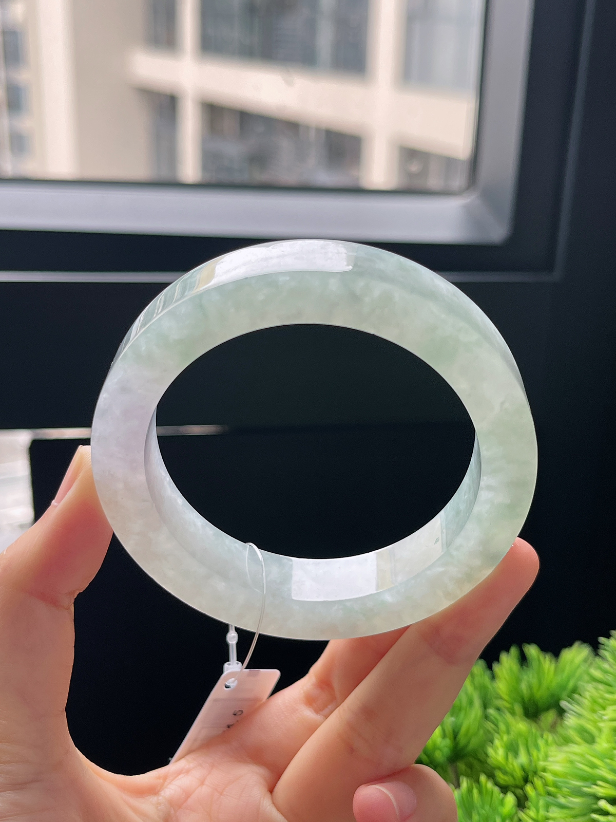 翡翠镯胚，⭕️正圈最大做58，最小做56.3