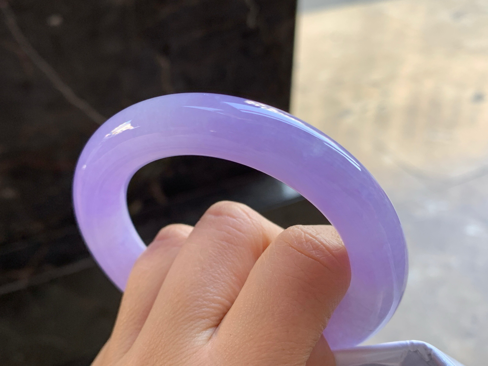 54.5-12.3

紫罗兰圆条手镯^_^颜色鲜艳