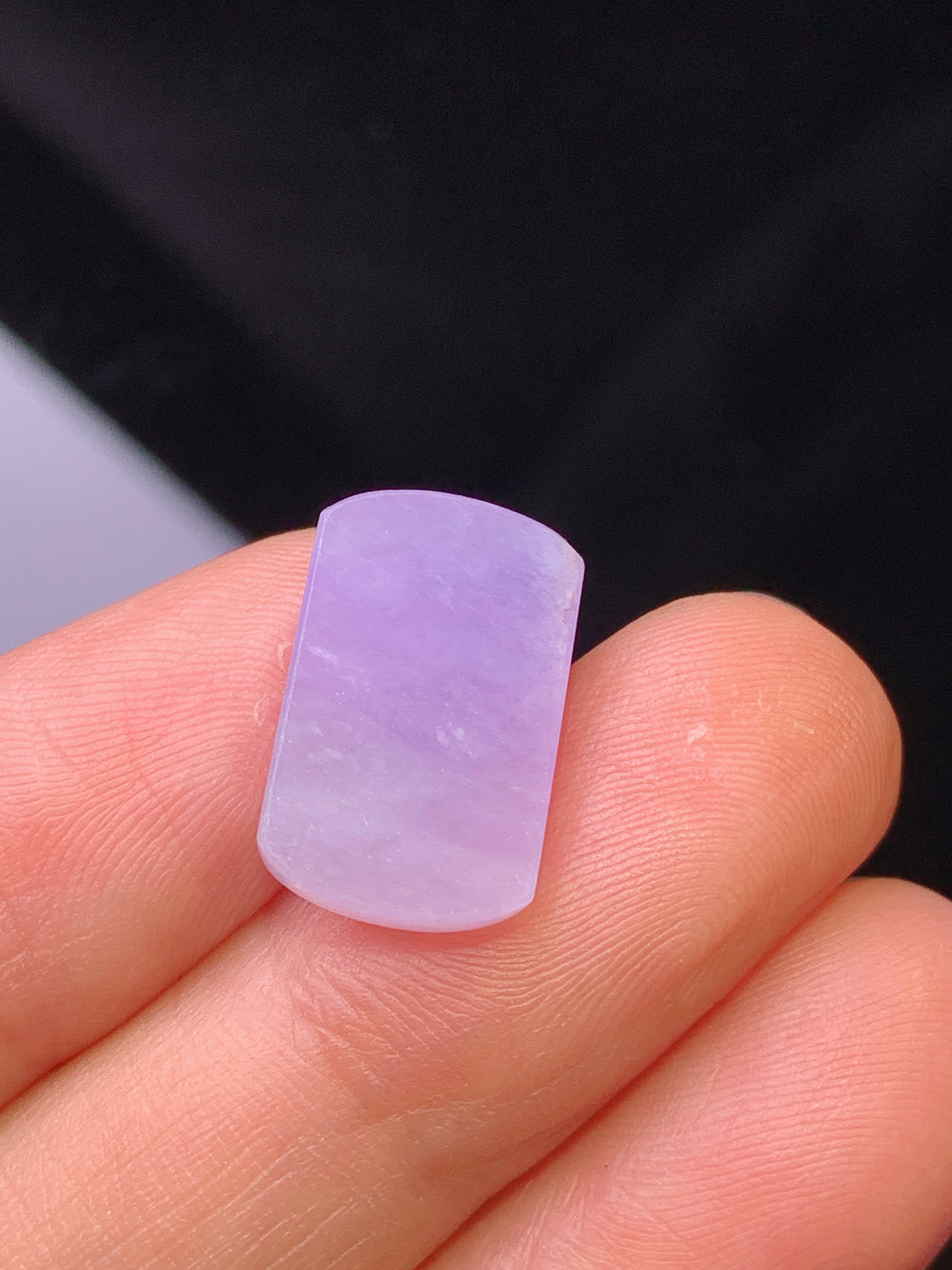 镶嵌款 紫罗兰界面 玉质细腻 色泽艳丽 整体尺寸15.8*10*4m1