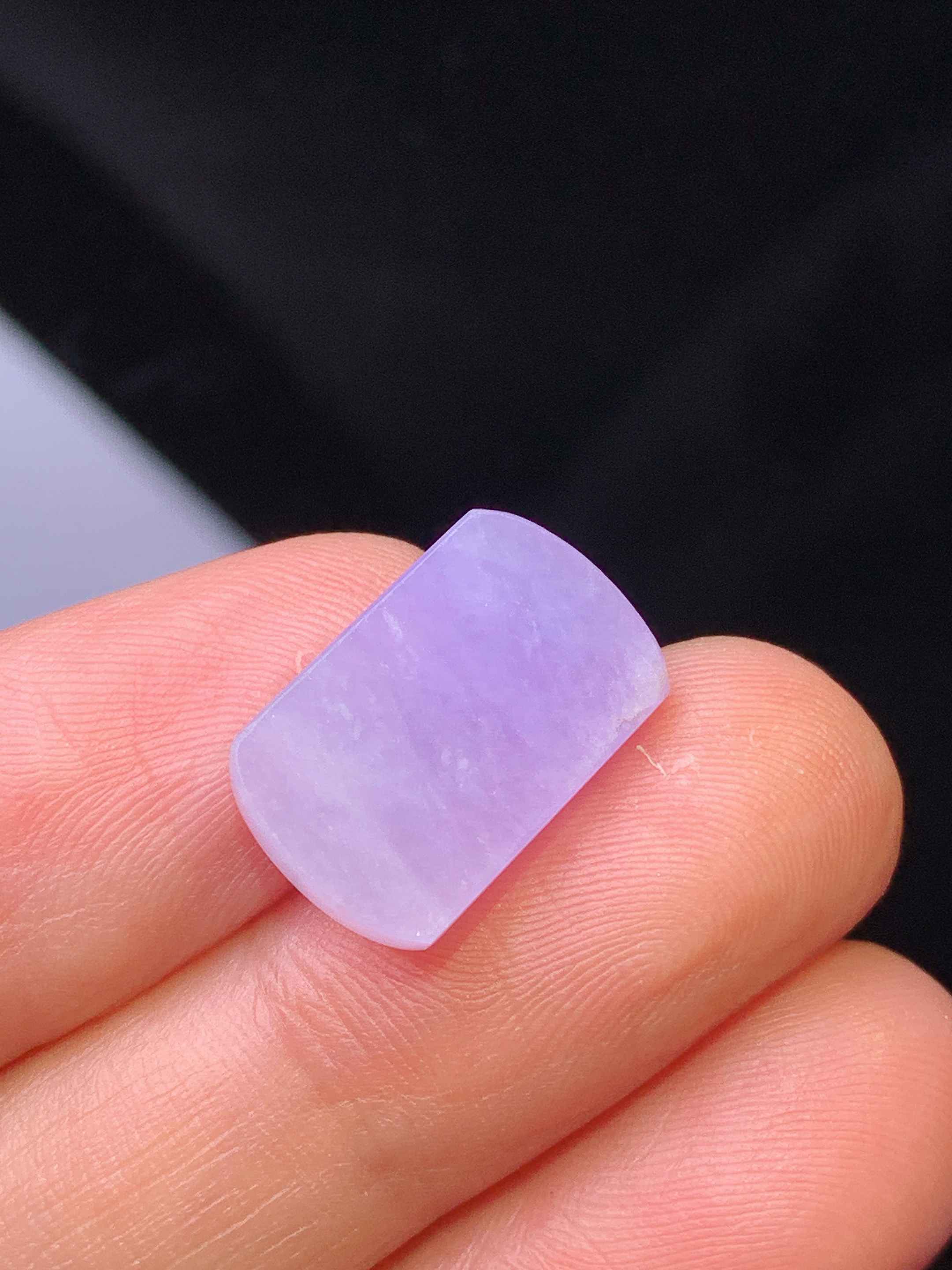 镶嵌款 紫罗兰界面 玉质细腻 色泽艳丽 整体尺寸15.8*10*4m1