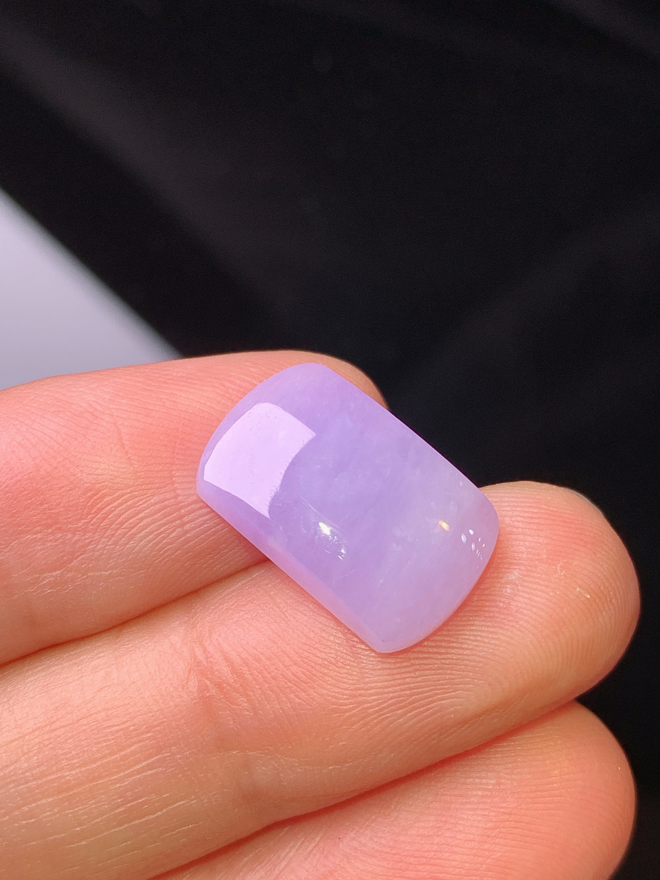 镶嵌款 紫罗兰界面 玉质细腻 色泽艳丽 整体尺寸15.8*10*4m1