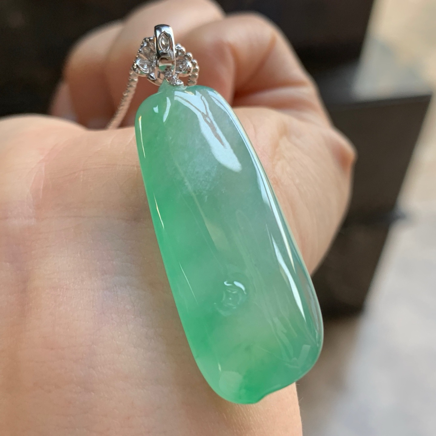 金扣冰绿福瓜^_^水润 冰透