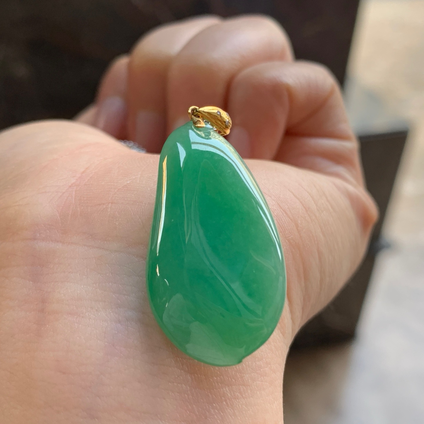 金扣绿色福瓜^_^精致