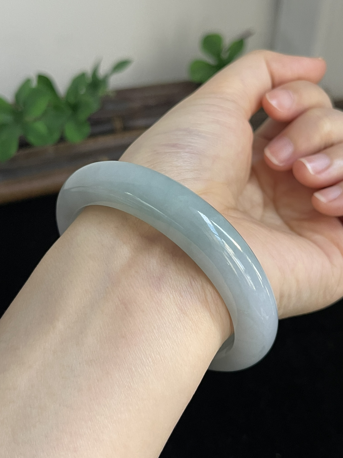 正圈58.3圈口，翡翠手镯