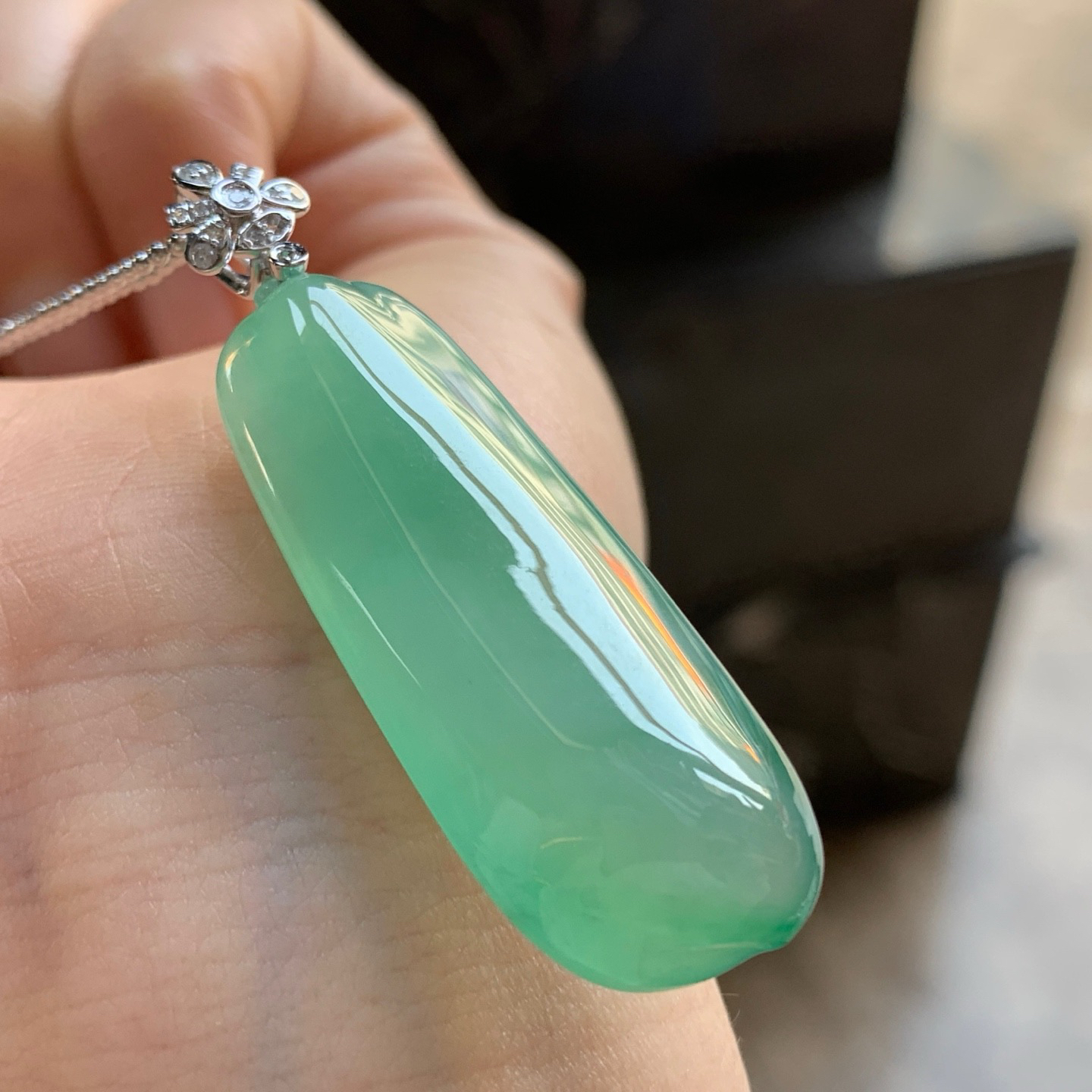 金扣冰绿福瓜^_^水润 冰透