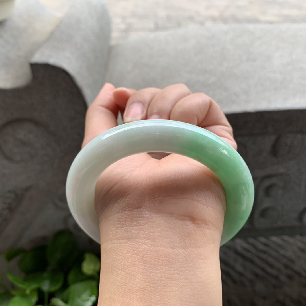 圈口56.7-11.7 【春彩圆条手镯】圆条56 57可戴