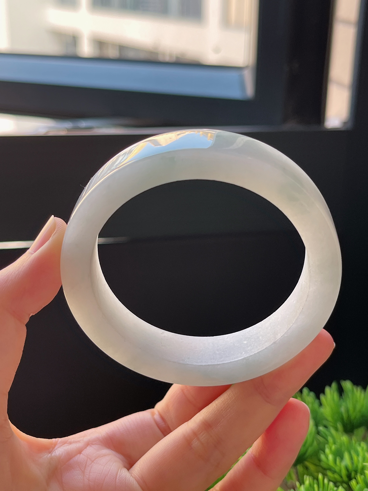 翡翠镯饼，⭕️正圈最大做55，最小做55