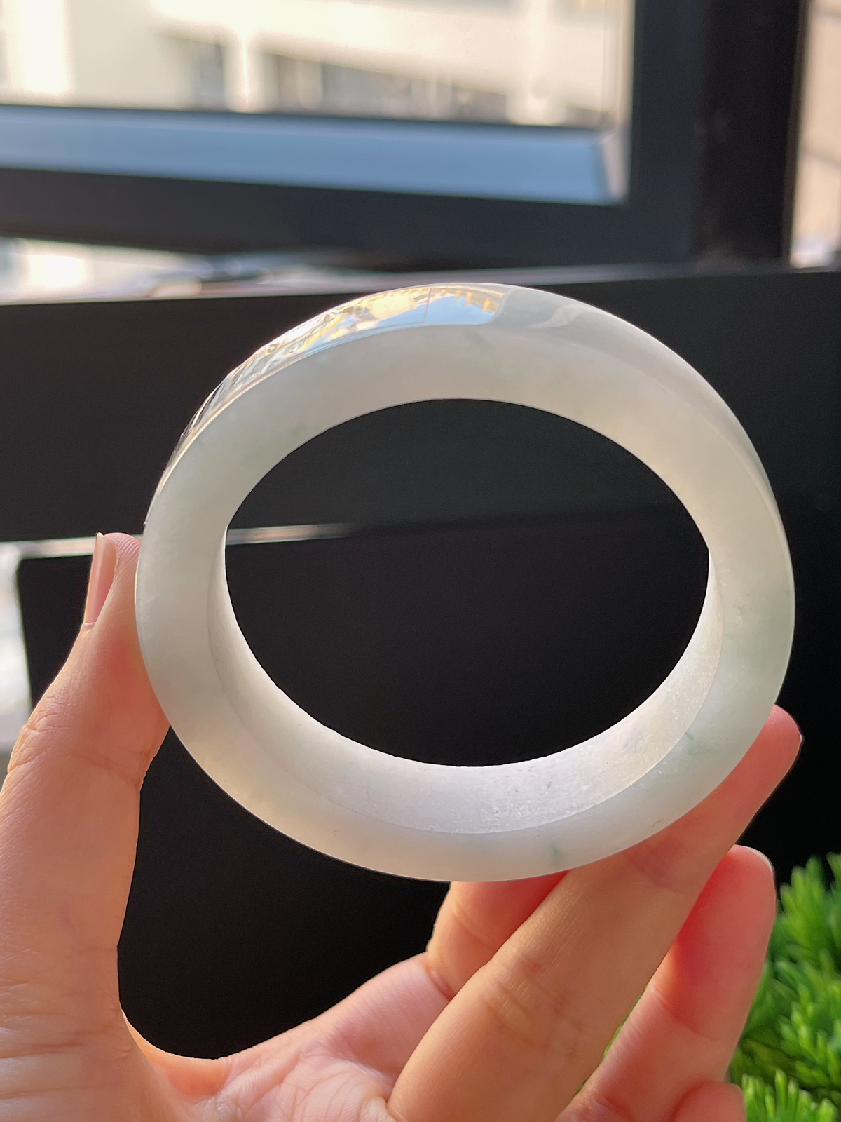 翡翠镯饼，⭕️正圈最大做55，最小做55