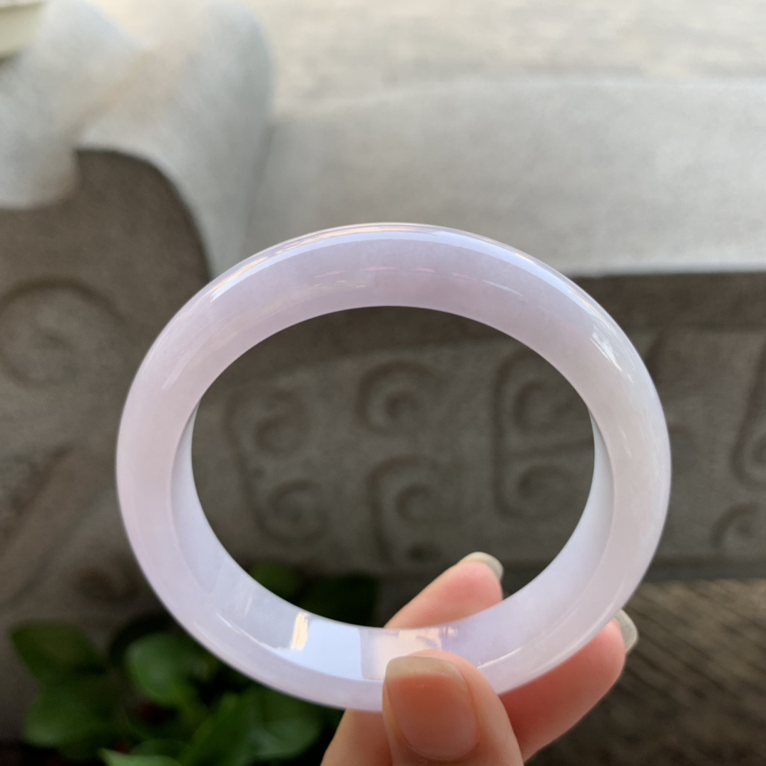 圈口 56.6-12.9-8.3【冰粉紫正圈手镯】正圈56 57可戴