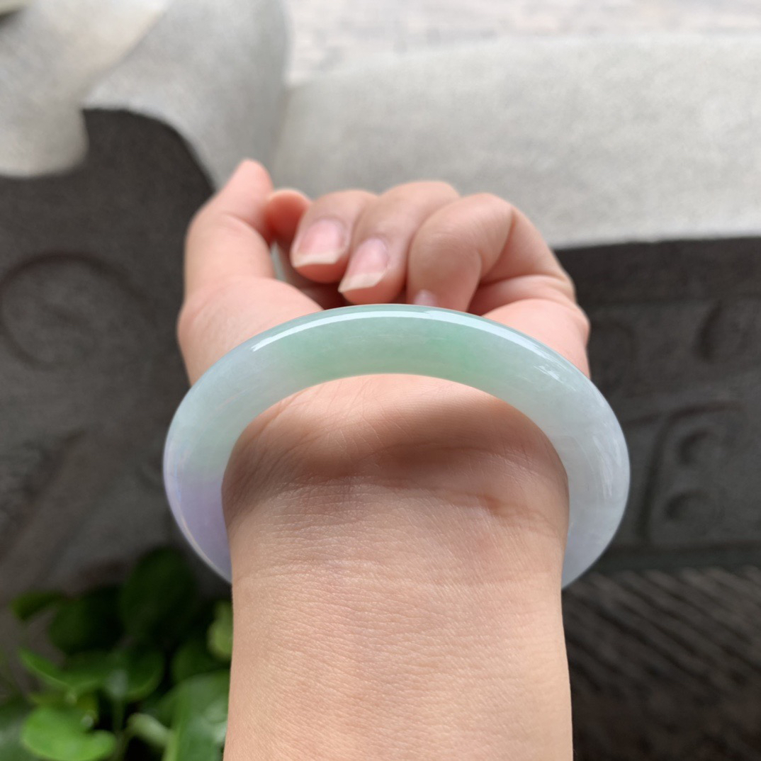 圈口54-9.7 【春彩圆条手镯】圆条54 55可戴