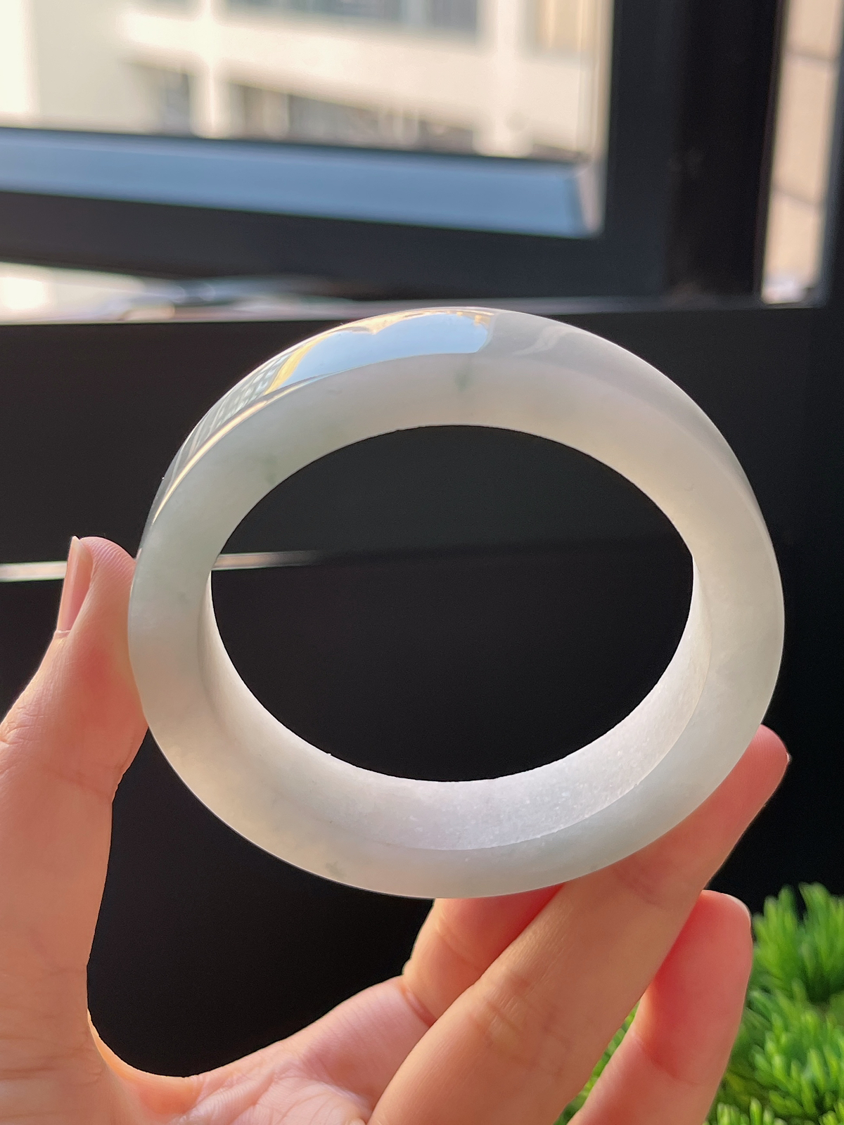 翡翠镯饼，⭕️正圈最大做55，最小做55