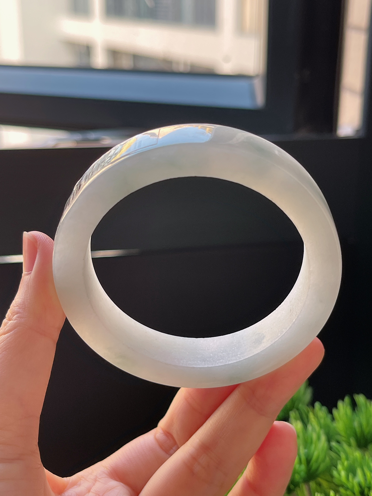 翡翠镯饼，⭕️正圈最大做55，最小做55