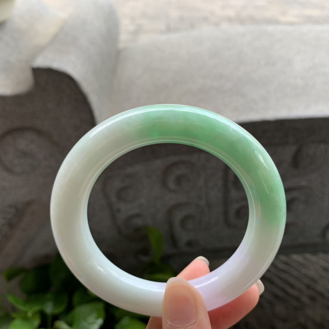 圈口56.7-11.7 【春彩圆条手镯】圆条56 57可戴