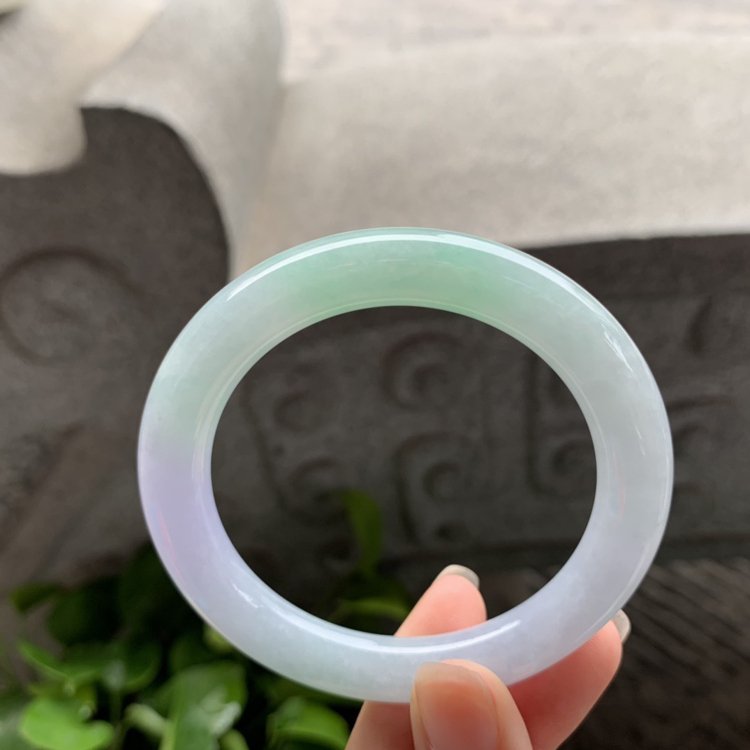 圈口54-9.7 【春彩圆条手镯】圆条54 55可戴