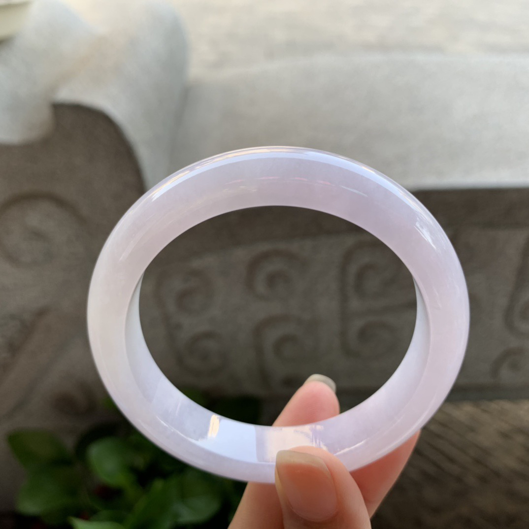 圈口 56.6-12.9-8.3【冰粉紫正圈手镯】正圈56 57可戴