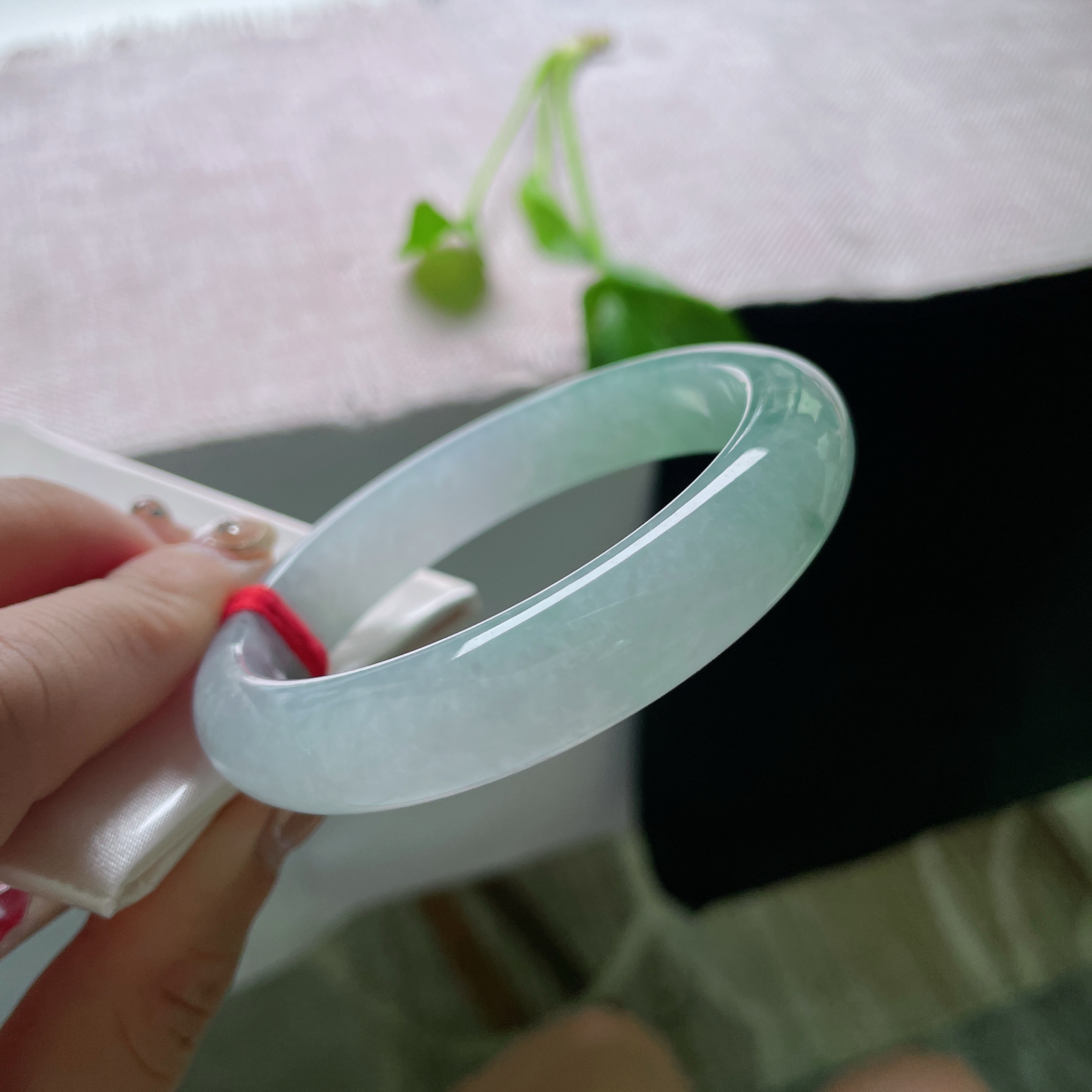 放漏价57.8/12.7/8.5，冰蓝正圈，种老，冰晶玉莹，花容月貌，艳压群芳，晶体棉纹