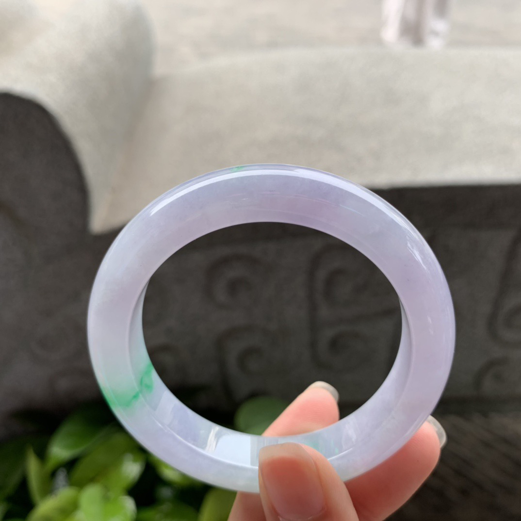 小圈口53.2-12.3-9.2【冰春彩正圈手镯】正圈53 54可戴