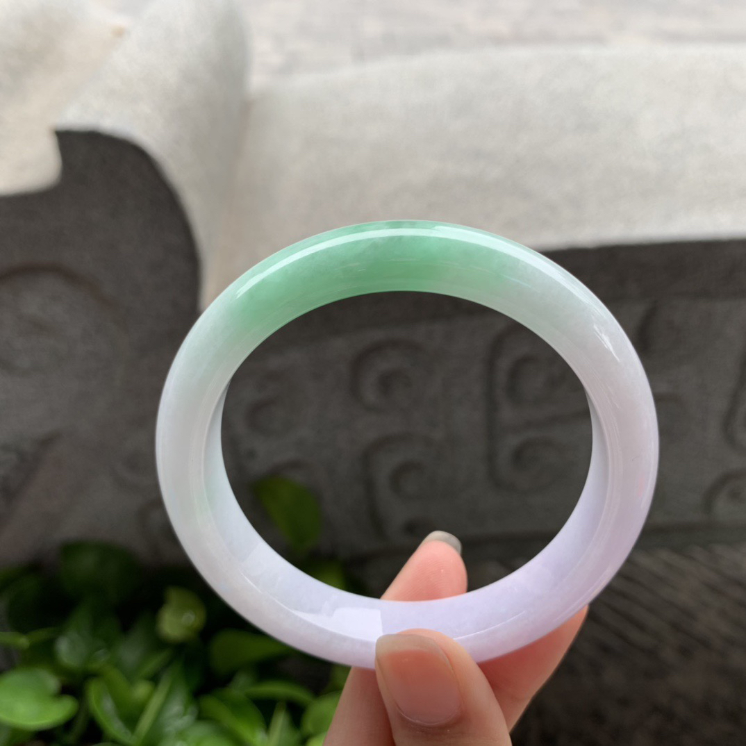 圈口57.6-12.3-8.4 【春彩正圈手镯】正圈57 58可戴