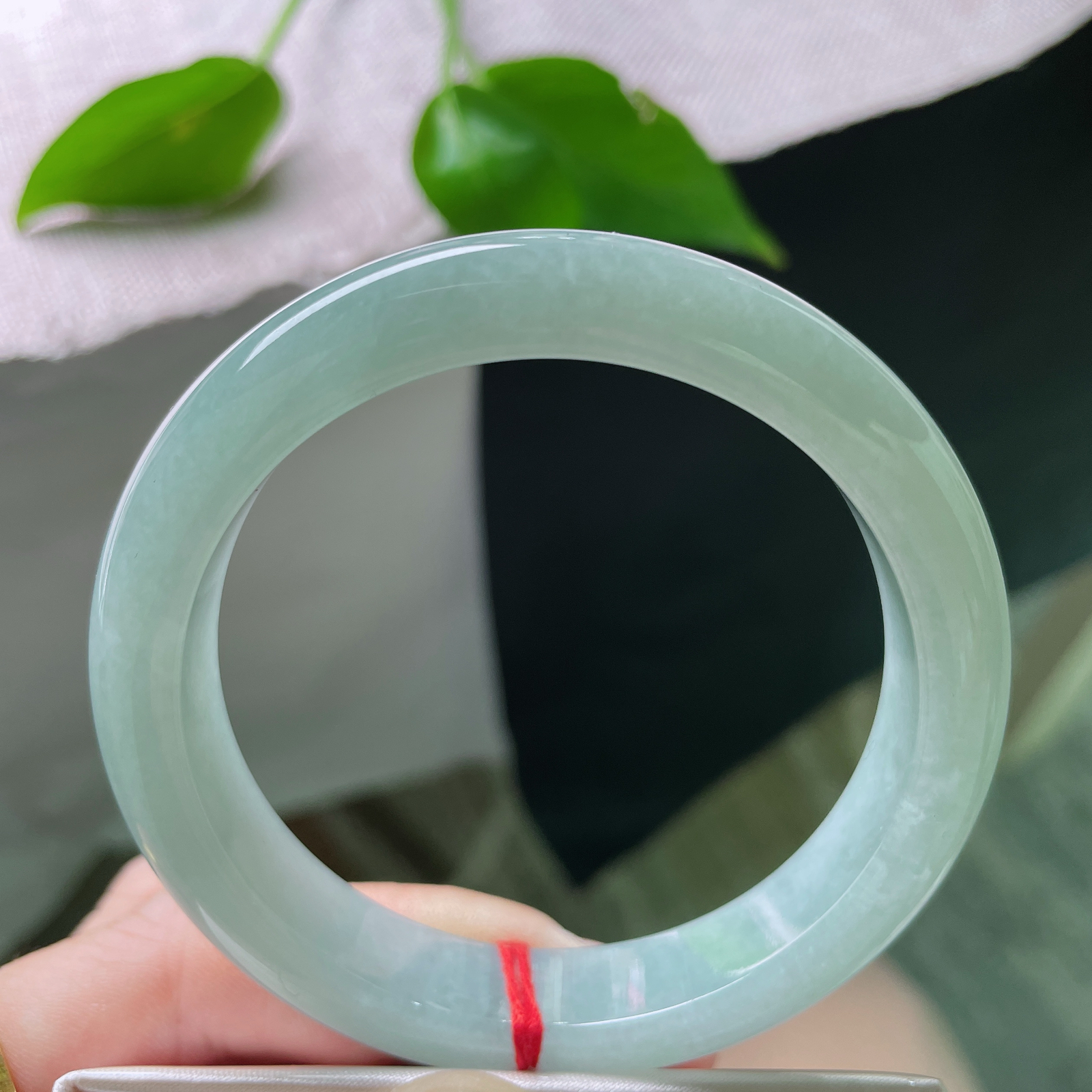 57.8/12/8.1，蓝底正圈，肉质莹润，深海温柔，尽在腕间舒展，一点皮纹不显