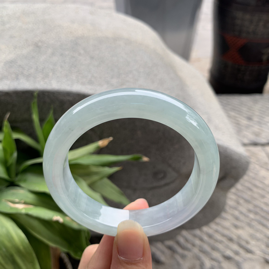 大圈口 58.2-13.8-9.4【冰晴紫正圈手镯】正圈58 59可戴