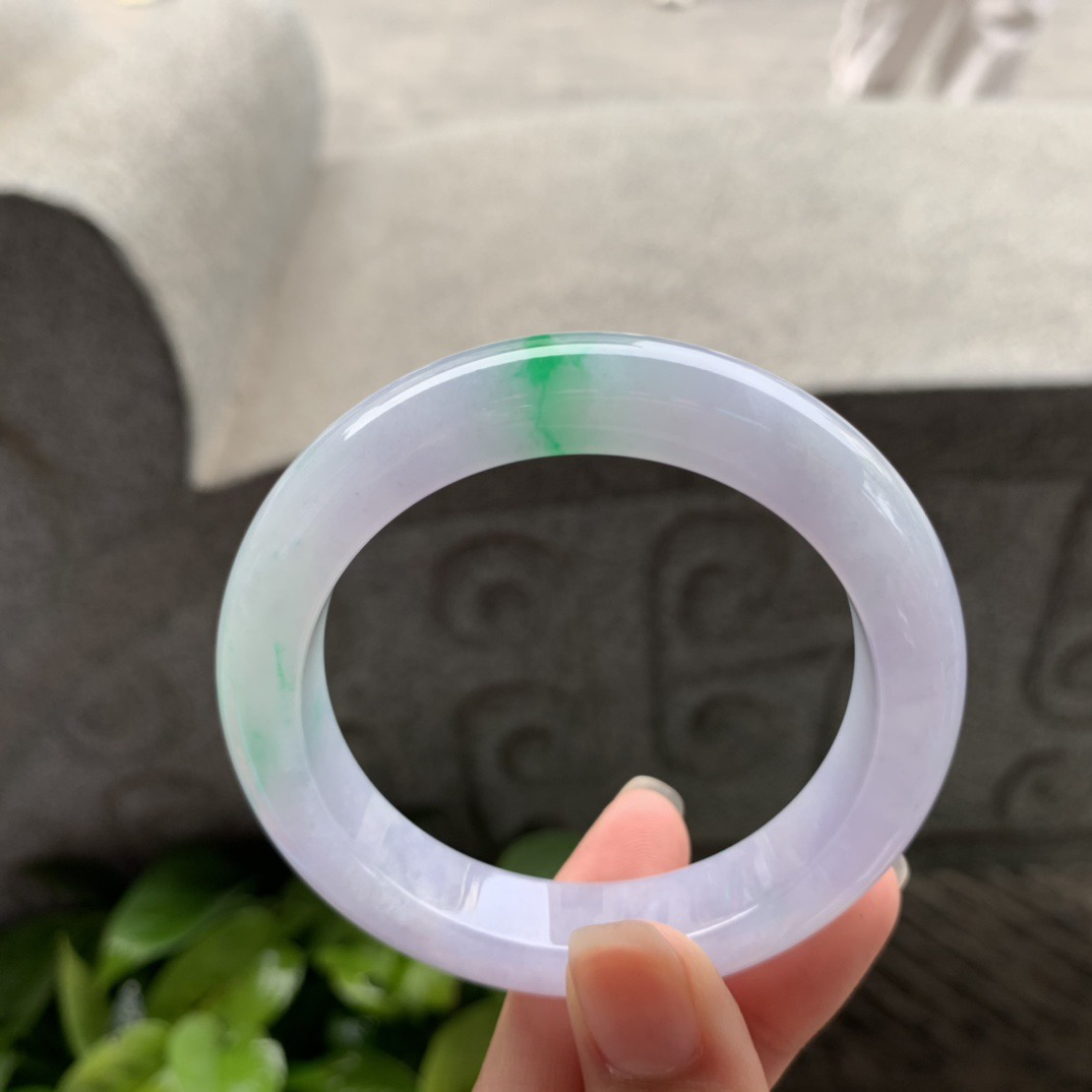 小圈口53.2-12.3-9.2【冰春彩正圈手镯】正圈53 54可戴