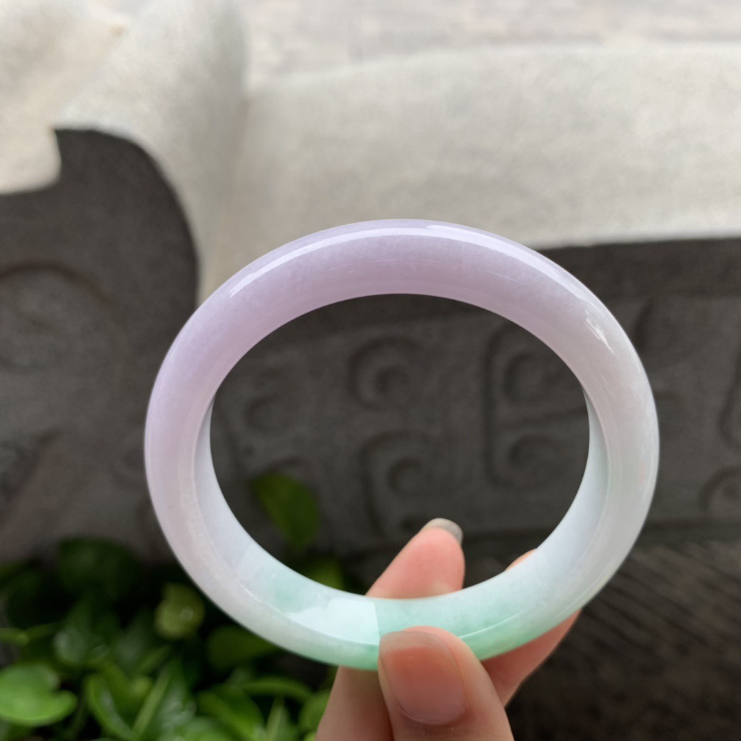 圈口57.6-12.3-8.4 【春彩正圈手镯】正圈57 58可戴