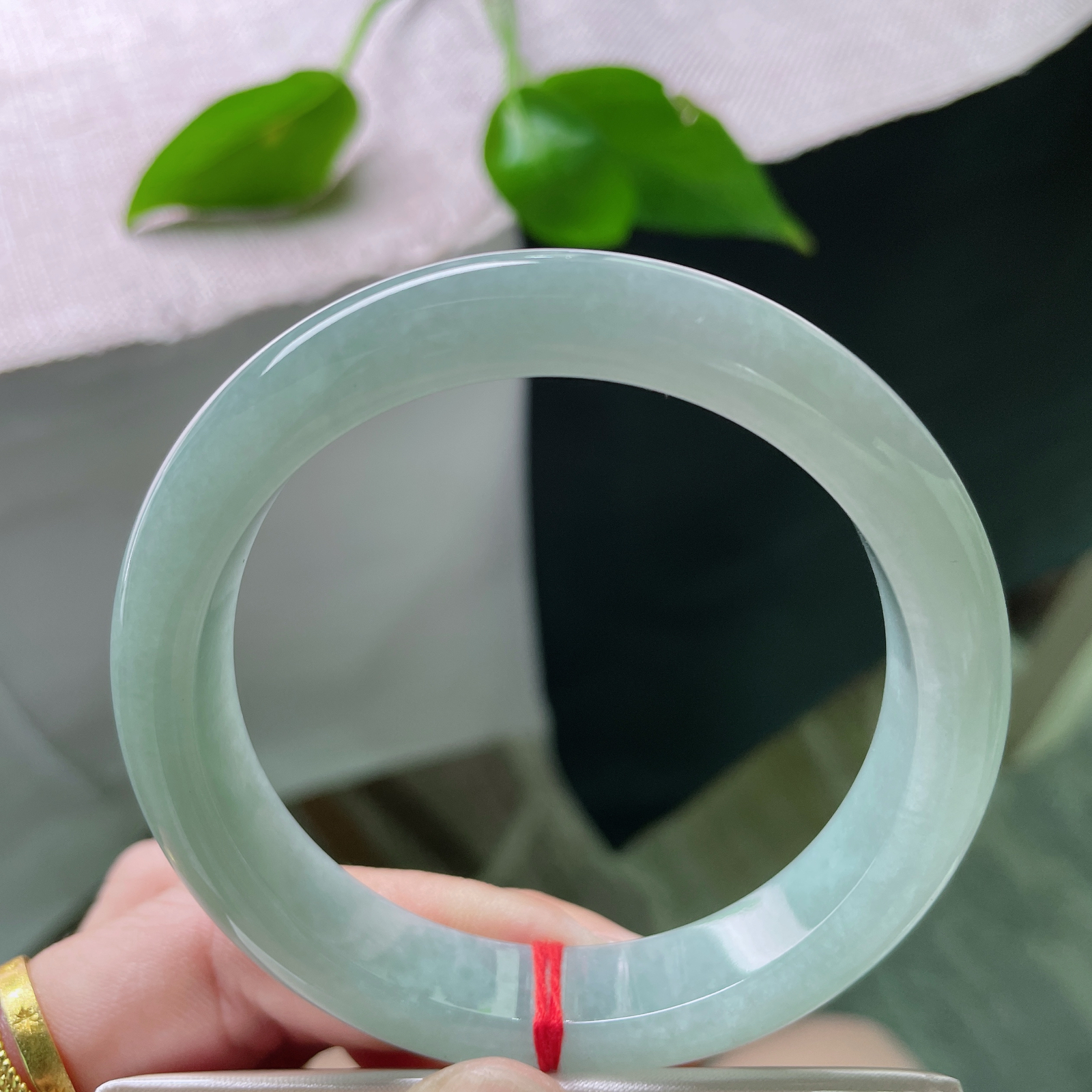 57.8/12/8.1，蓝底正圈，肉质莹润，深海温柔，尽在腕间舒展，一点皮纹不显