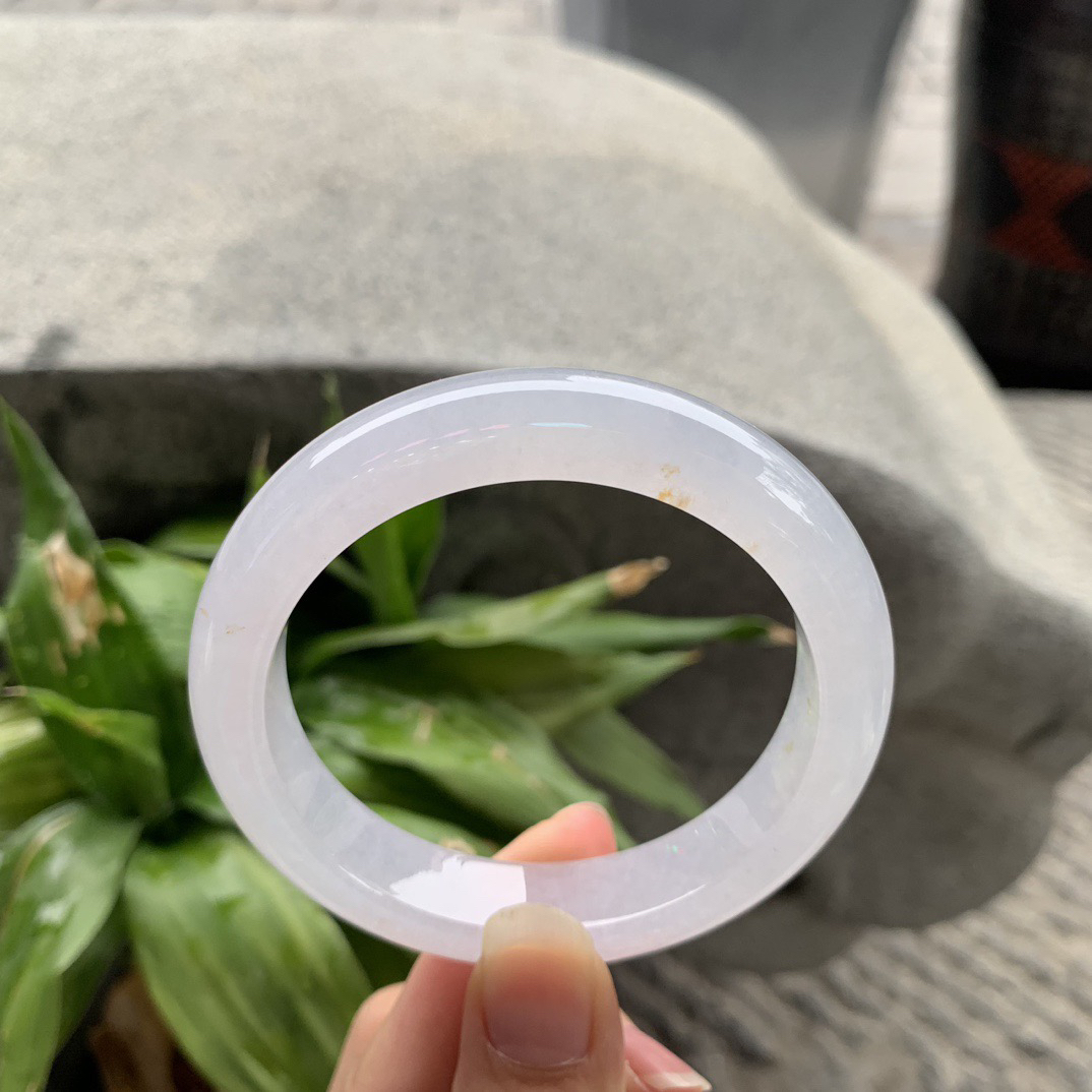 圈口55.8-12.1-9 【冰种正圈手镯】正圈55 56可戴