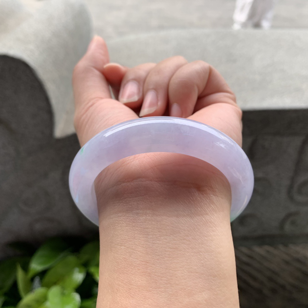 小圈口53.2-12.3-9.2【冰春彩正圈手镯】正圈53 54可戴