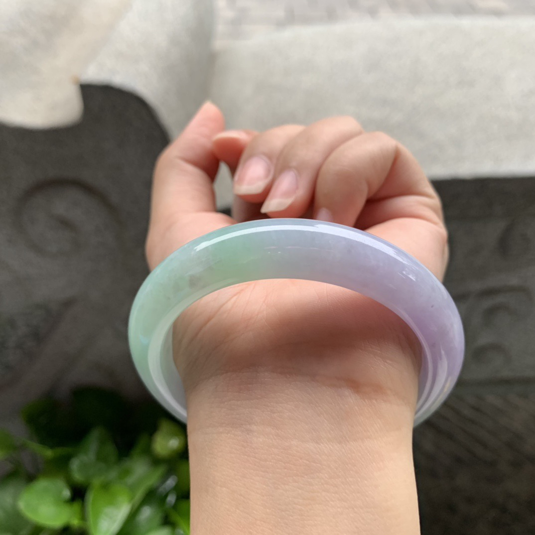 圈口 56.8-12.3-8.7【春彩正圈手镯】正圈56 57可戴