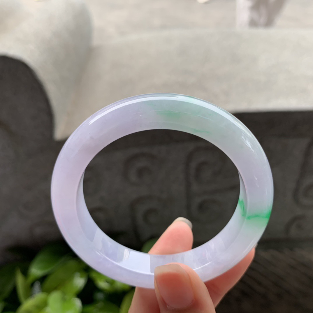 小圈口53.2-12.3-9.2【冰春彩正圈手镯】正圈53 54可戴