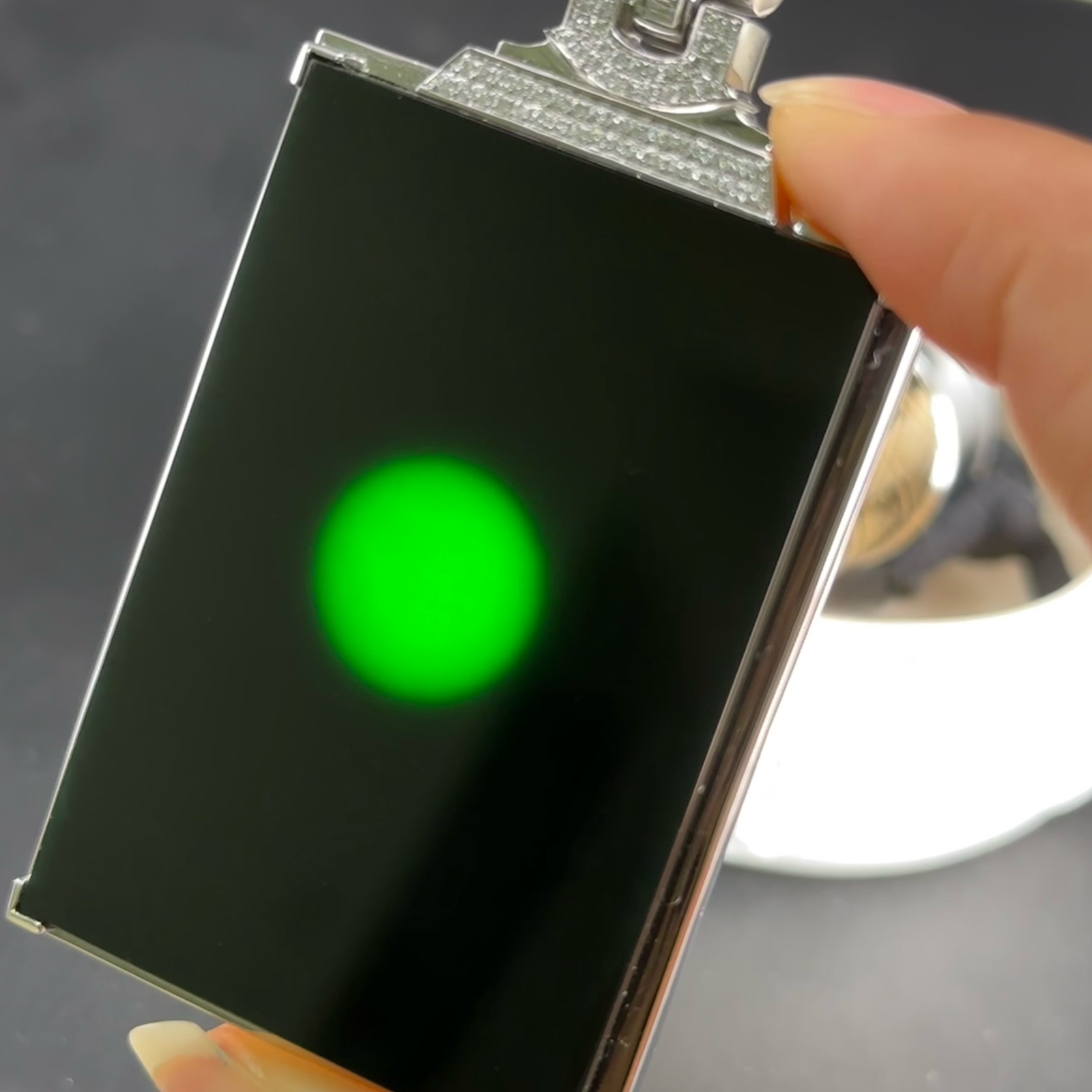 墨翠无事牌 种好色正 黑度好 打灯通透 油性十足