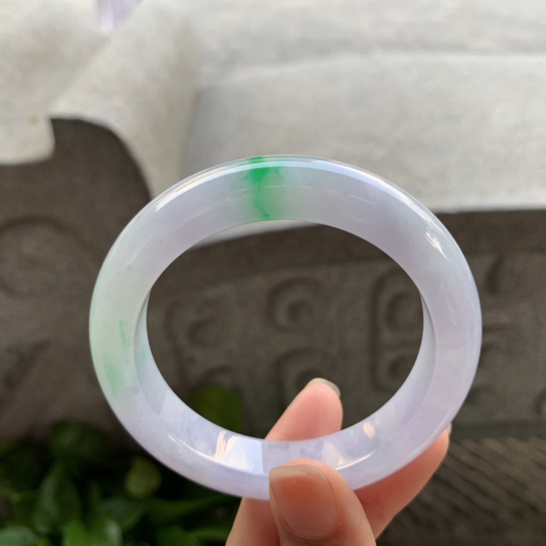 小圈口 52.8-12-9.1【冰春彩正圈手镯】正圈52 53可戴