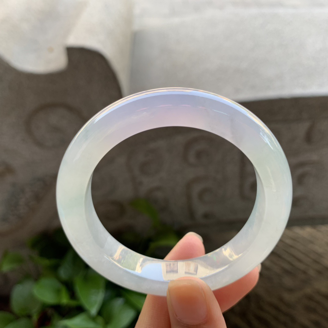 小圈口 52.8-11.6-9.4【冰种紫正圈手镯】正圈52 53可戴