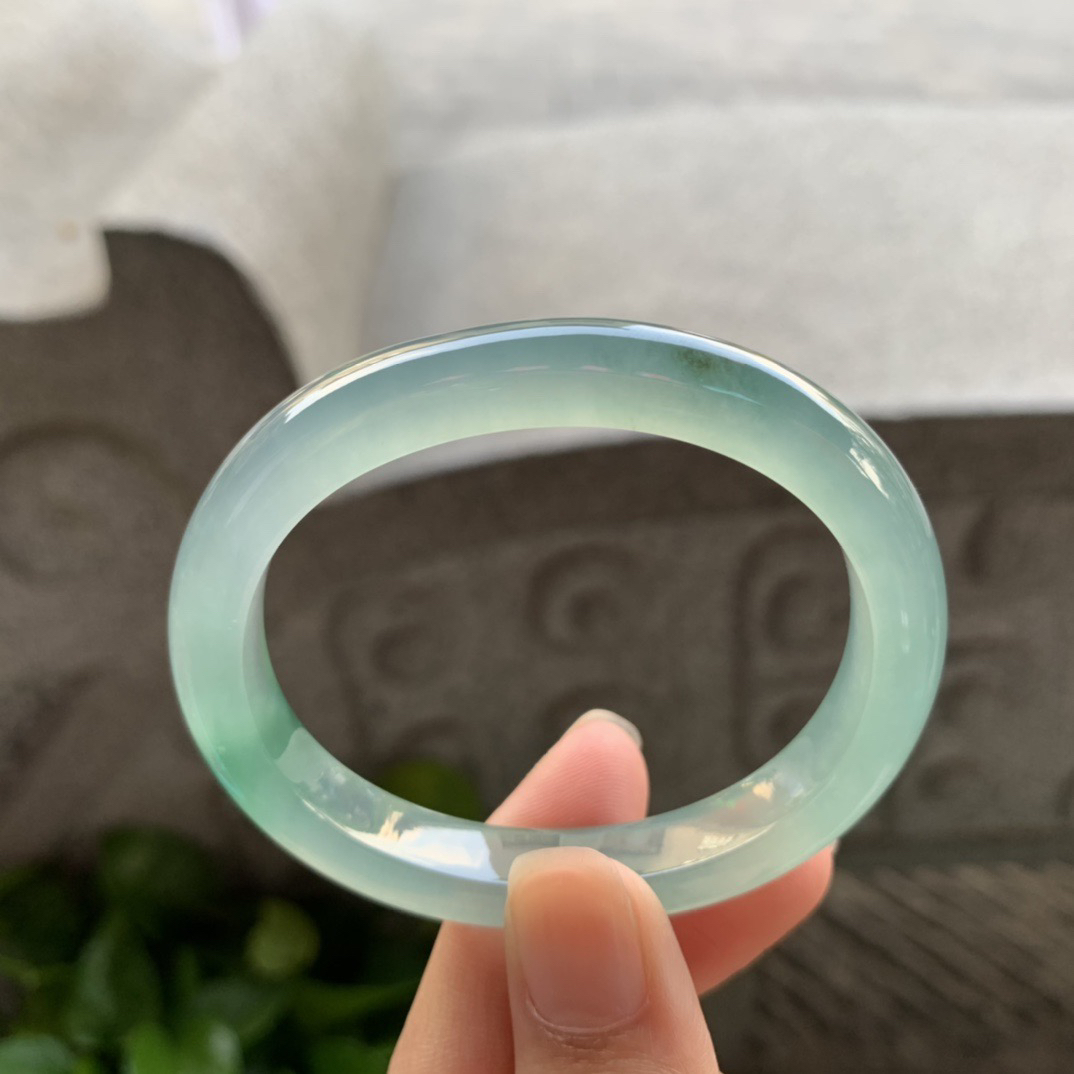 小圈口51.4-43.8-9-7.1 【高冰芙蓉贵妃手镯】贵妃51 52可戴