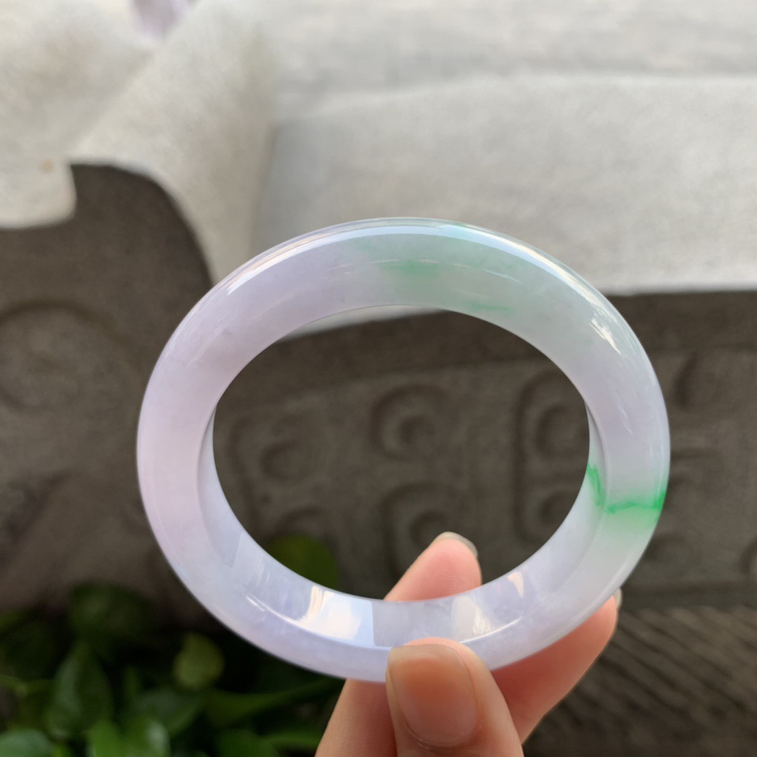 小圈口 52.8-12-9.1【冰春彩正圈手镯】正圈52 53可戴